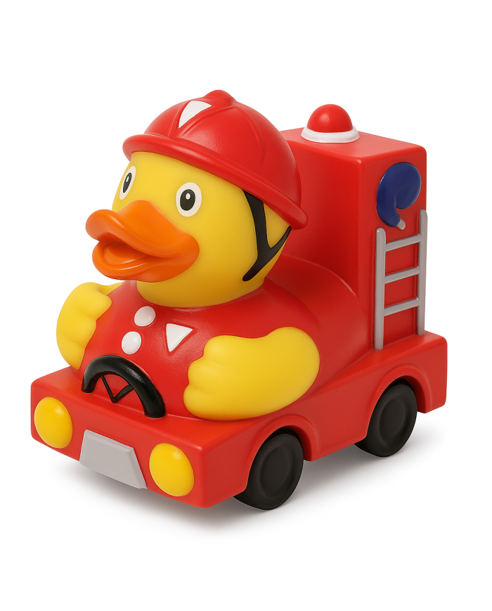 Red Car Fireman Duck Red Car Fireman Duck
